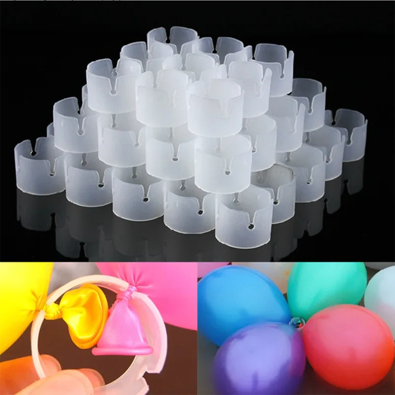 Balloon Arch Kit - 50PCS Balloon Ring Plastic Round Arch