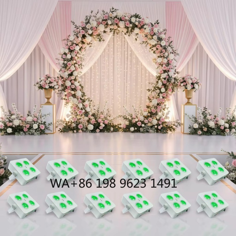 Event & Party Supply Photos - 4X18W RGBWA+UV 6IN1 Mini Wireless Battery