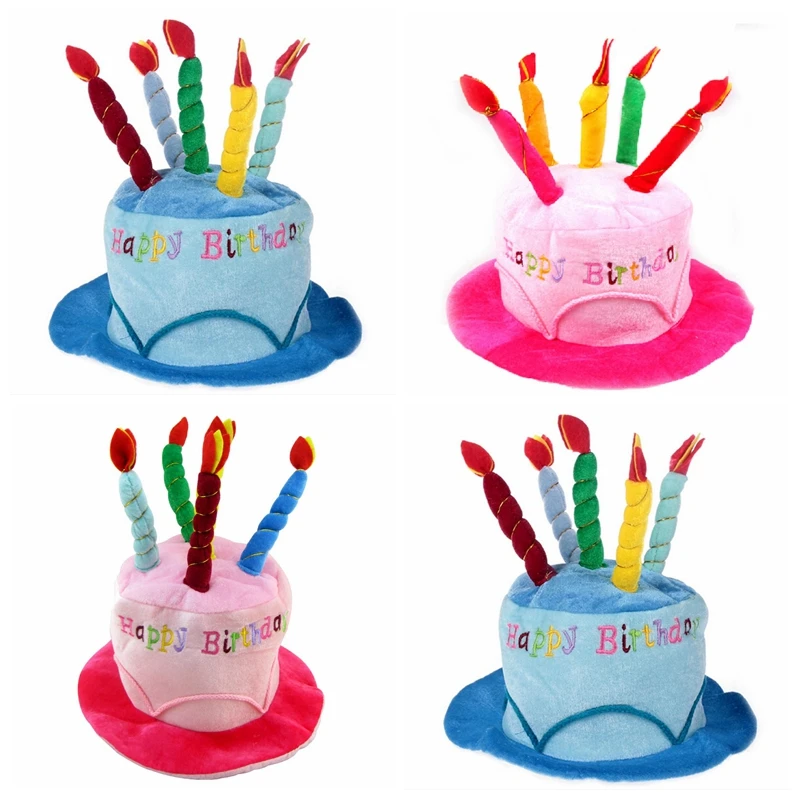 Party Hat Cone - Birthday Cake Hat Birthday Candle Hat
