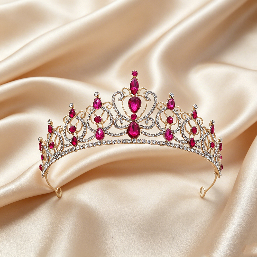 Event & Party Supply Photos - Luxury Vintage Gold Tiara Crown Elegant