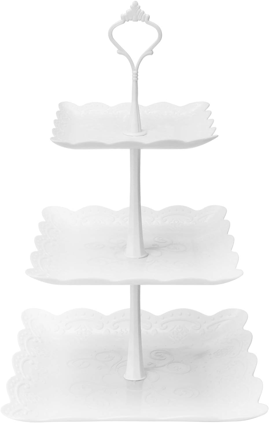 Cupcake Stand Tier - 3 Tier Cupcake Stand, Plastic Tiered