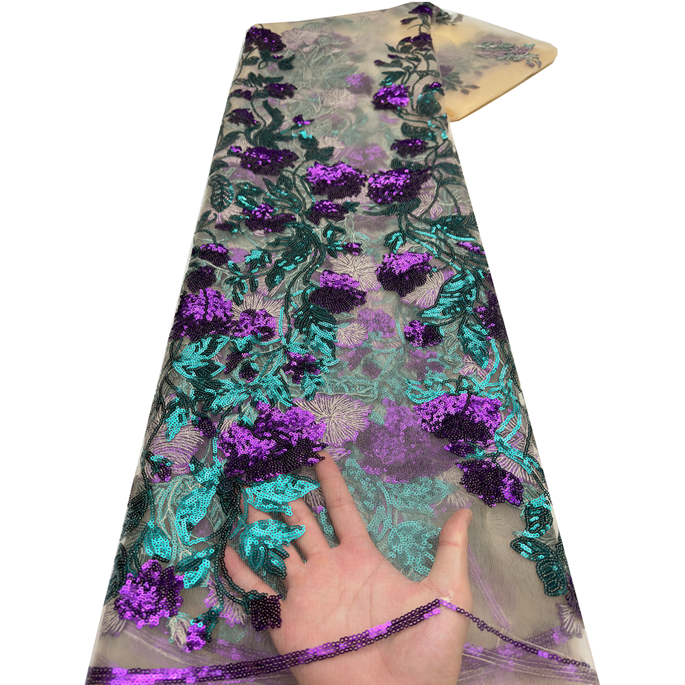 Glitter Tablecloth - African Sequins Lace Fabric 2025 High