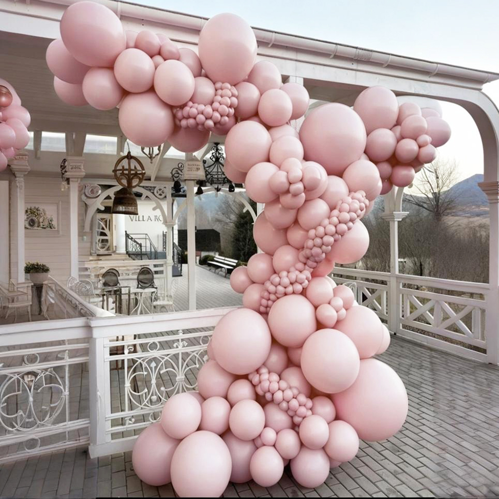 Balloon Arch Kit - 127Pcs Boho Dusty Pink Ballo Garland