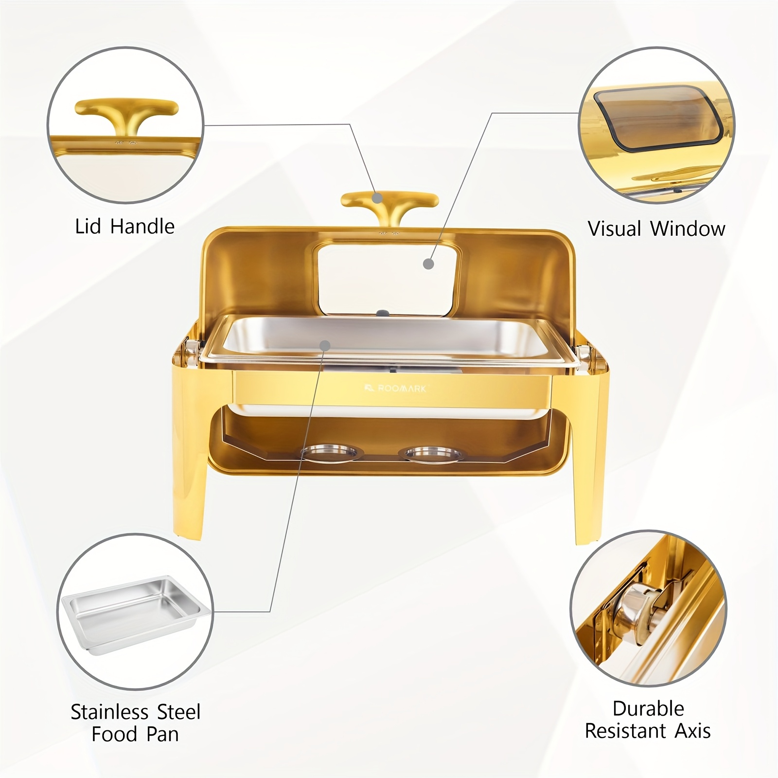9QT Stainless Steel Buffet War - Event & Party Supply Photos reseña y precio