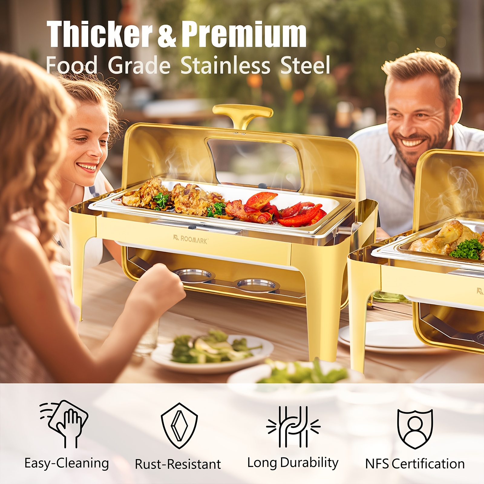 9QT Stainless Steel Buffet War - Event & Party Supply Photos reseña y precio