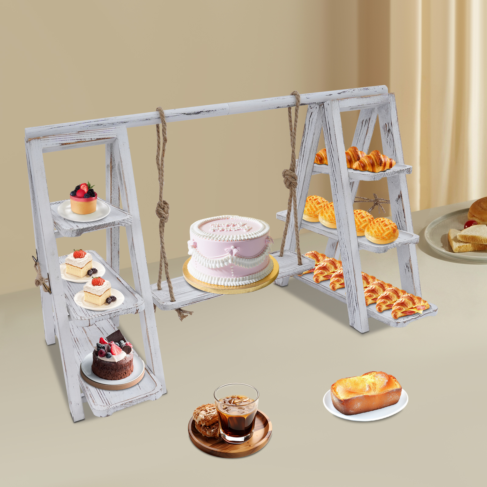 3-Tier A-Shape Cupcake Stand W - Cupcake Stand Tier reseña y precio