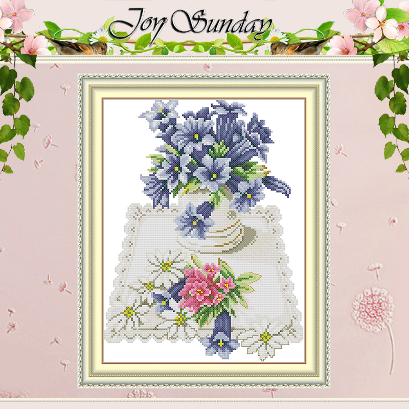 Blue Flowers On Lace Napkins P - Napkin Folding Set reseña y precio