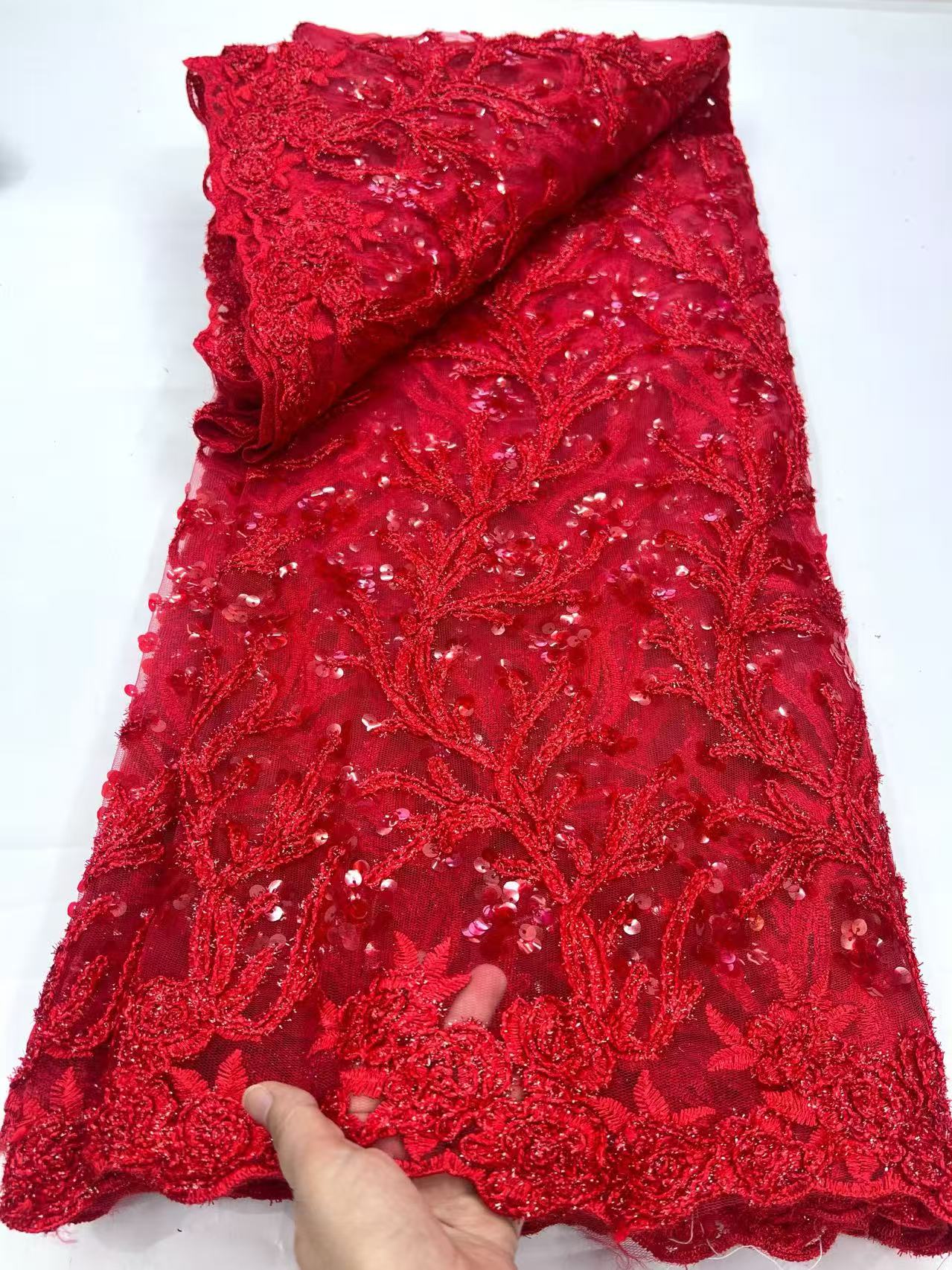 Luxury French Tulle Lace Fabri - Glitter Tablecloth reseña y precio