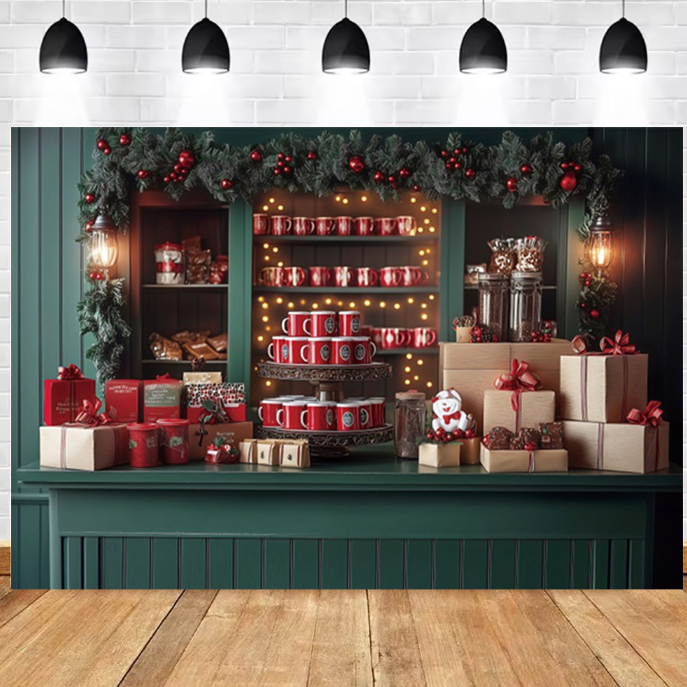 Christmas Photography Backdrop - Dessert Table Backdrop reseña y precio