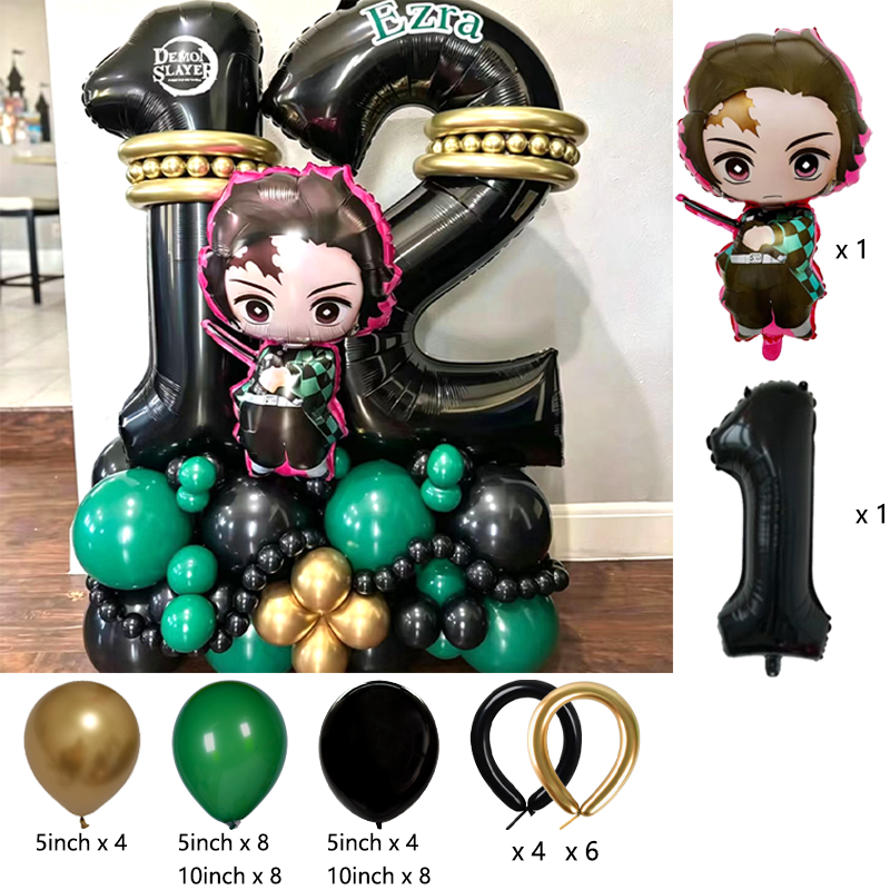 Premium Demon Slayer Theme Bal - Balloon Arch Kit reseña y precio