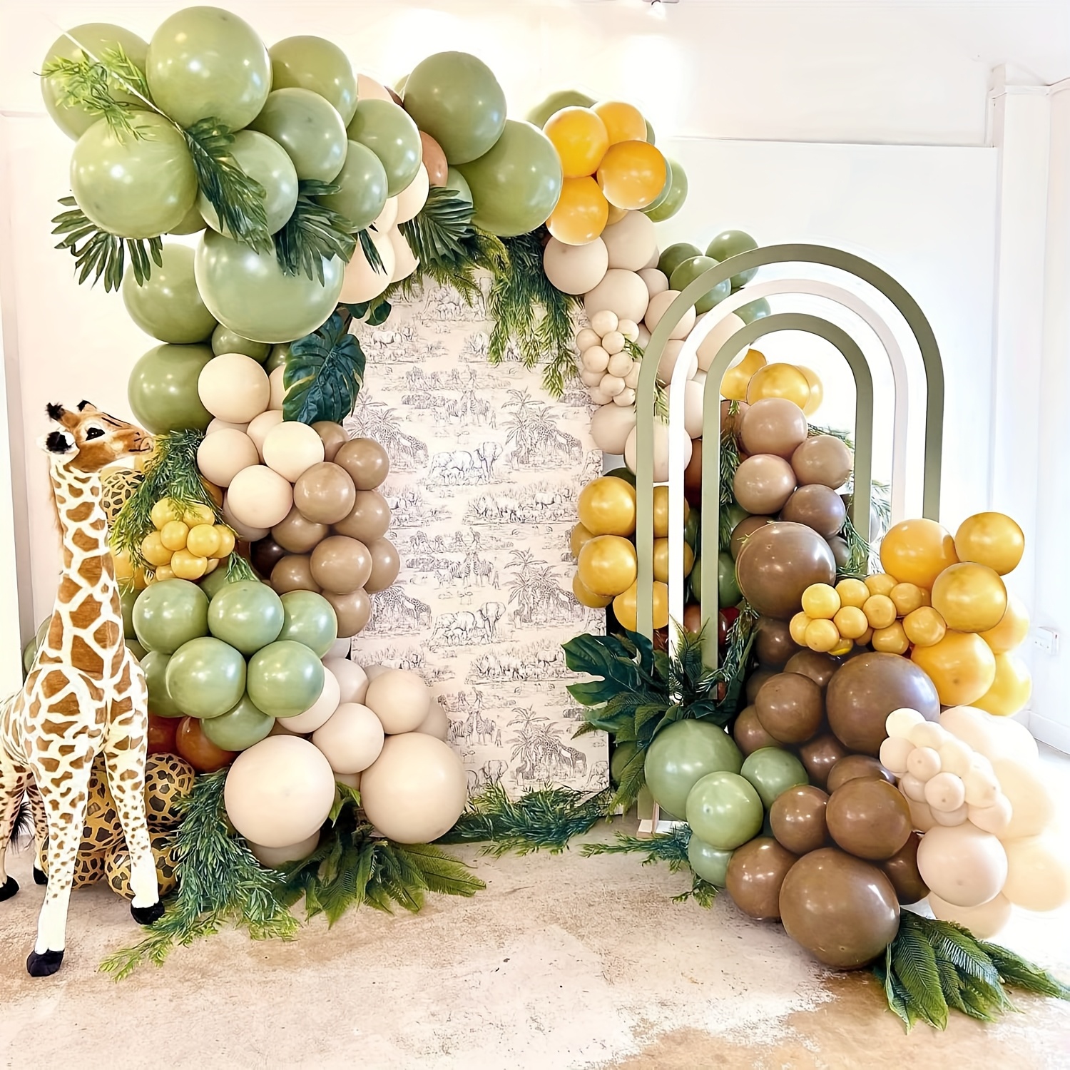 146pcs Sage Green Yellow Ballo - Balloon Arch Kit reseña y precio