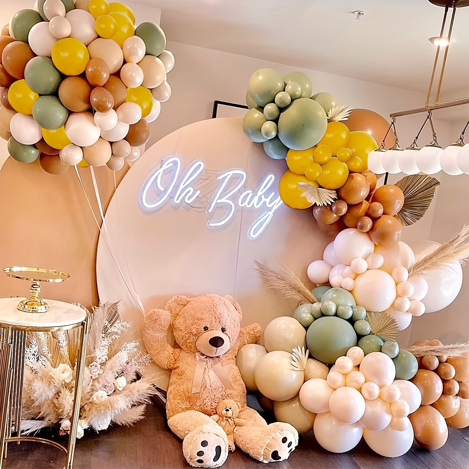 146pcs Sage Green Yellow Ballo - Balloon Arch Kit reseña y precio