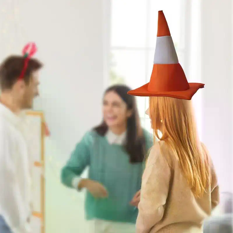 1 PCS Traffic Cone Hat Hallowe - Party Hat Cone reseña y precio