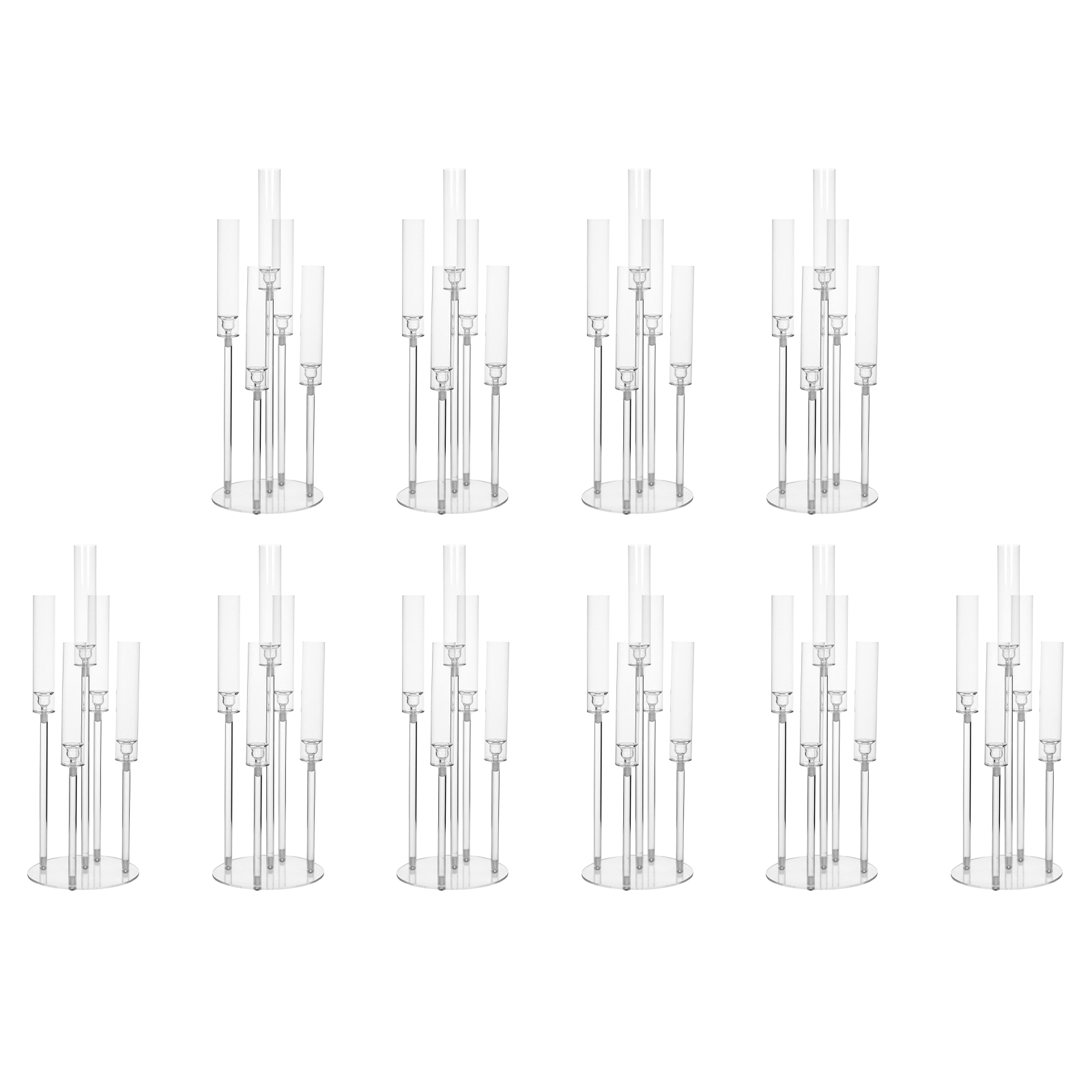 20/10PCS 5 Arm Acrylic Candle  - Centerpiece Stick reseña y precio