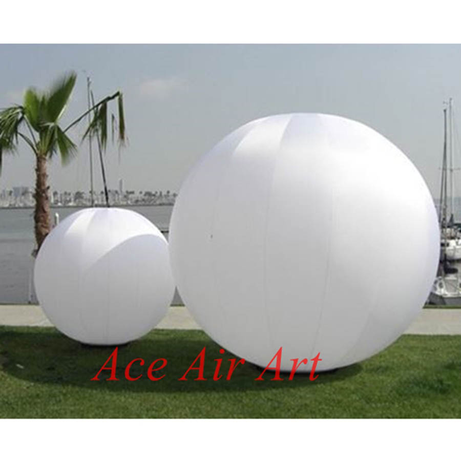 Inflatable White Round Ball, P - Party Event Supplier reseña y precio