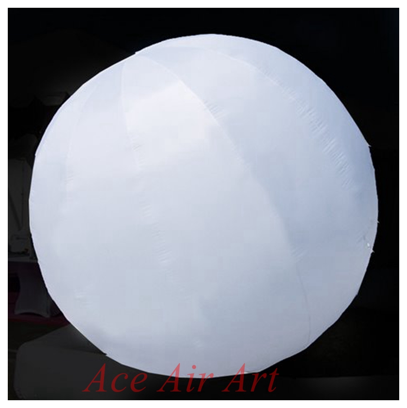 Inflatable White Round Ball, P - Party Event Supplier reseña y precio