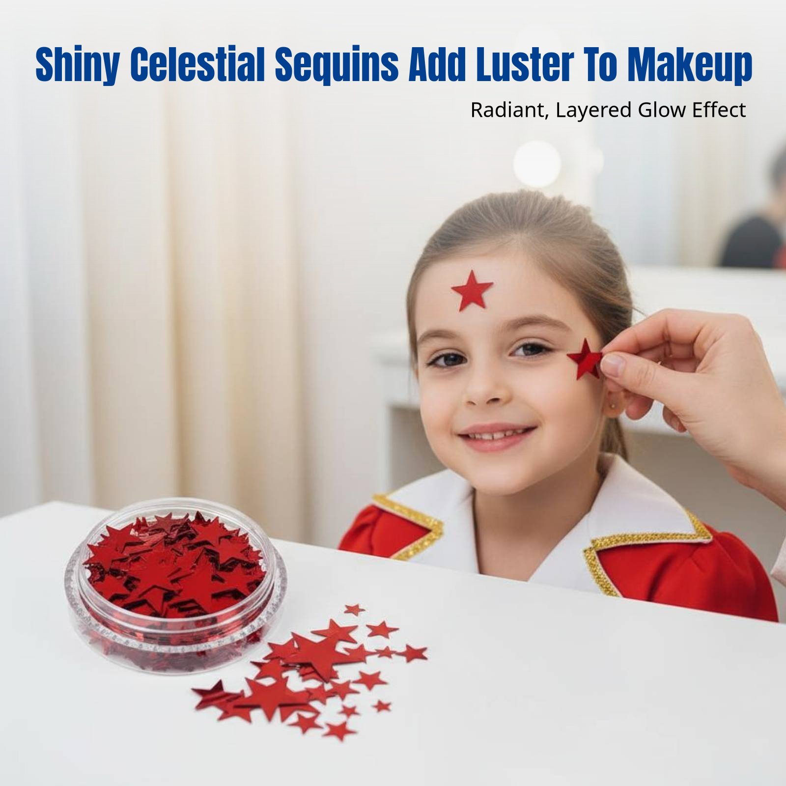 Celestial Sparkle Face Sticker - Event & Party Supply Photos reseña y precio