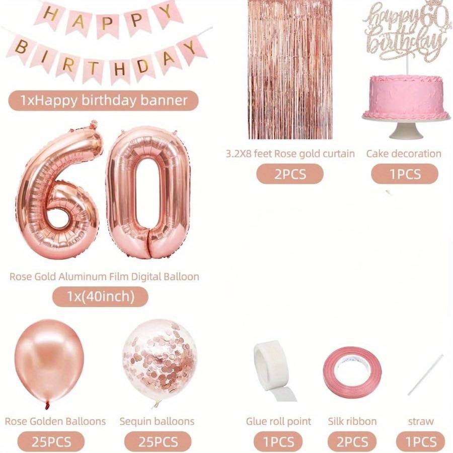 58Pc/Set 40-Inch Number Foil B - Party Banner Gold reseña y precio