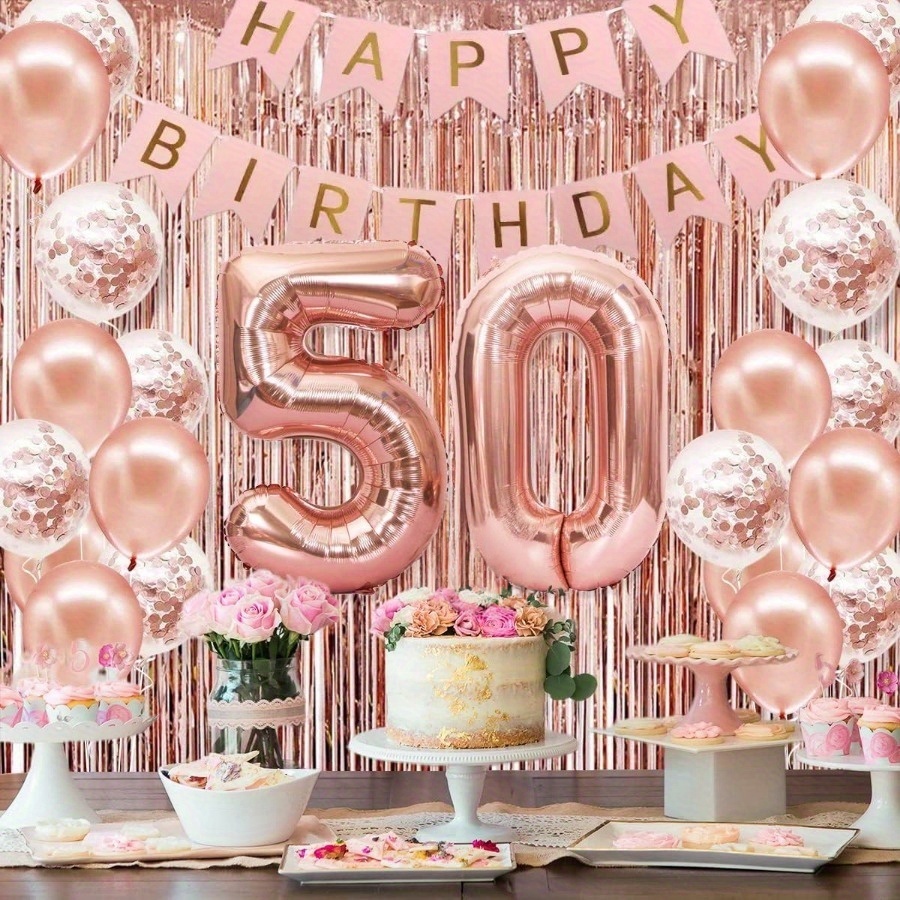 58Pc/Set 40-Inch Number Foil B - Party Banner Gold reseña y precio