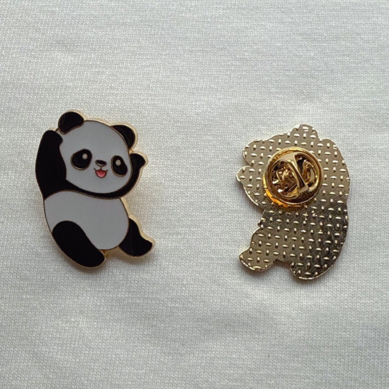 6pcs Cartoon China Panda Badge - Eve Party reseña y precio