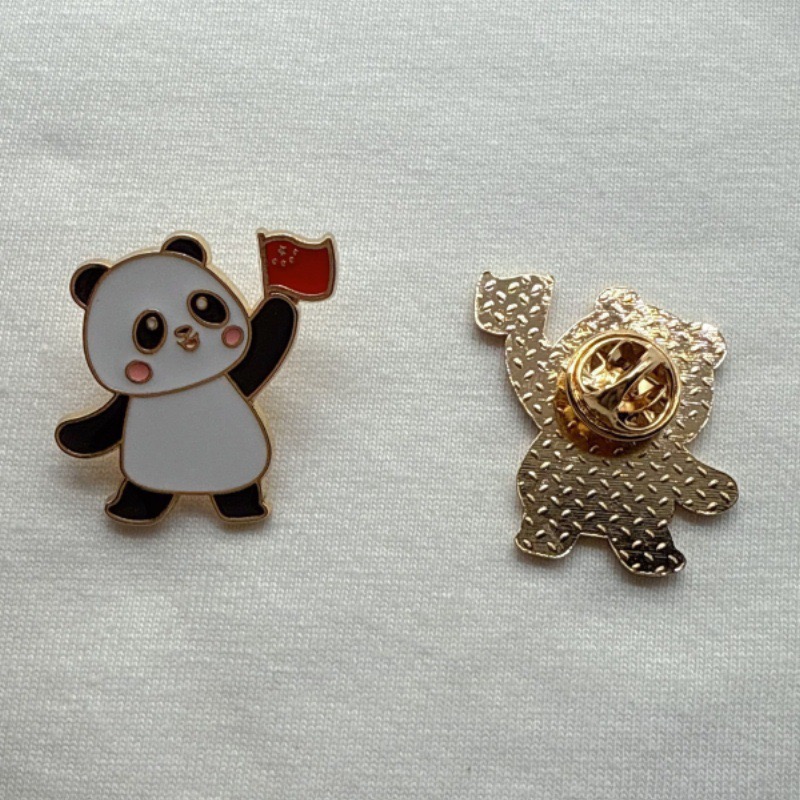 6pcs Cartoon China Panda Badge - Eve Party reseña y precio