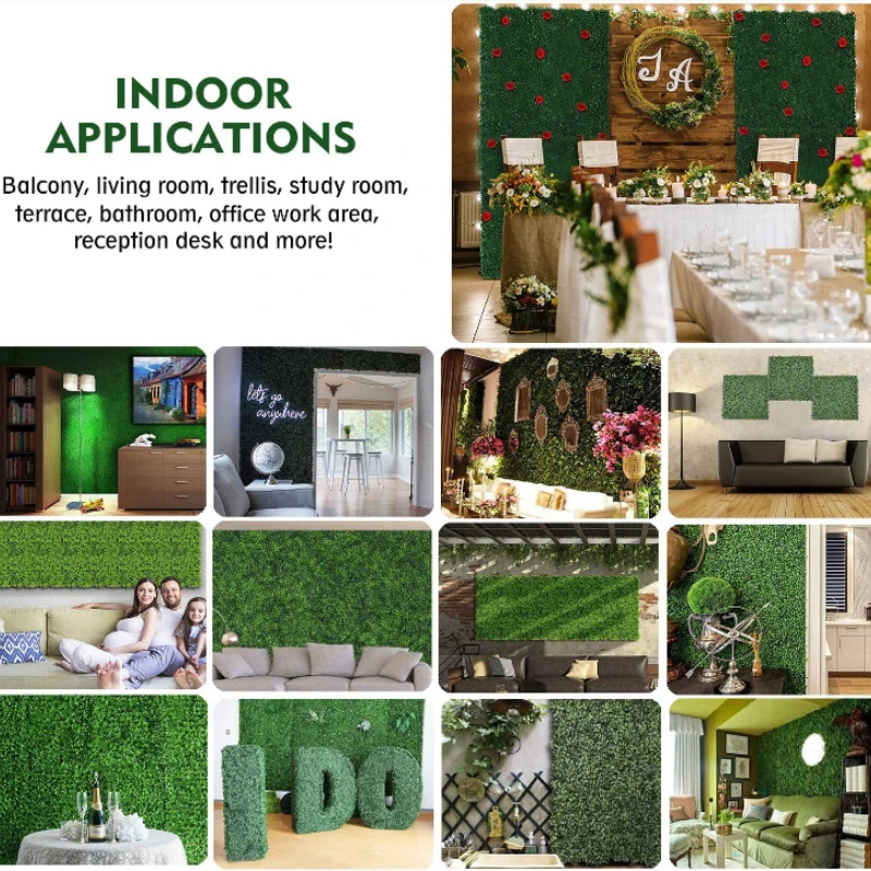 Artificial Plants Grass Wall B - Flower Wall Panel reseña y precio