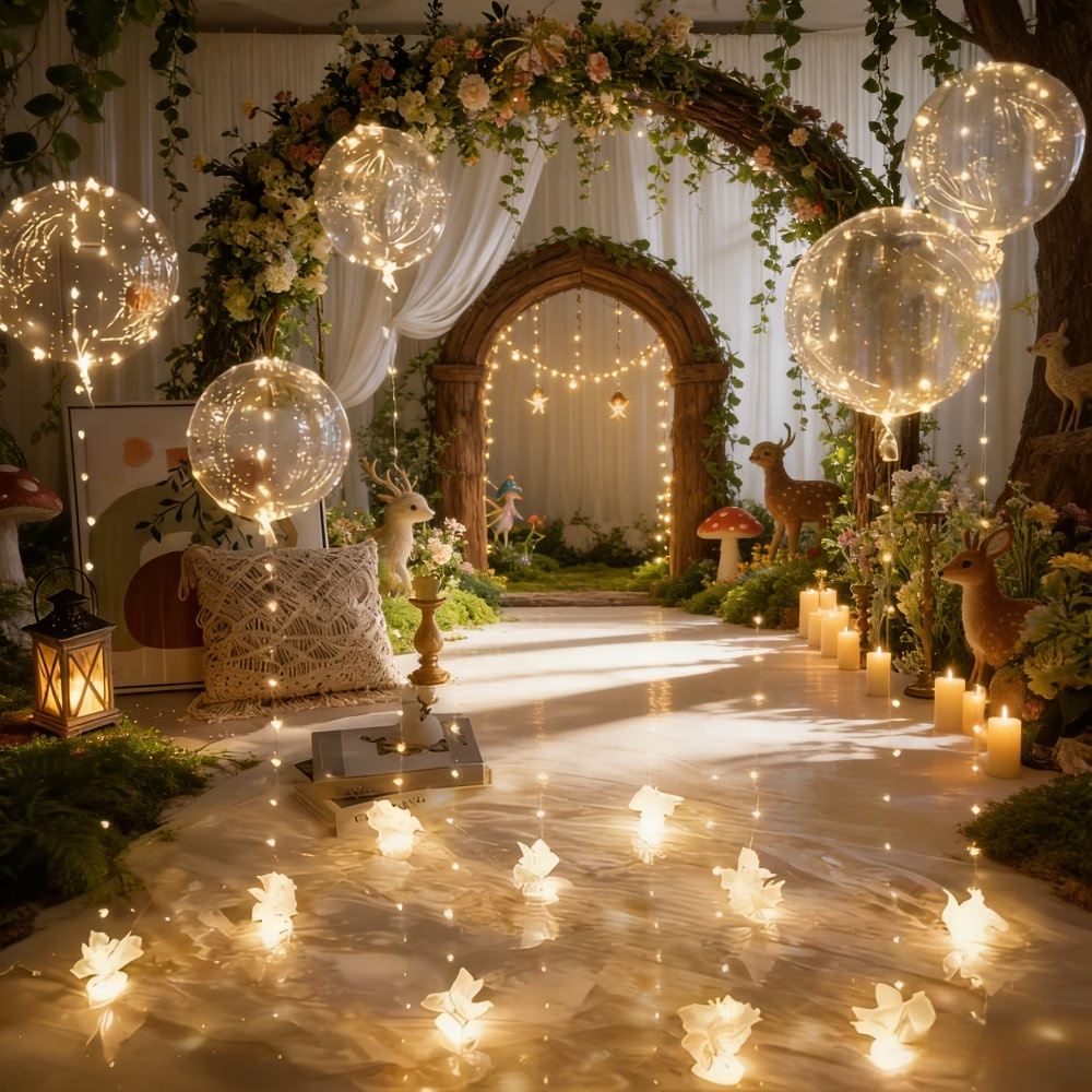 20pcs Wedding Bobo Balloons wi - Led Balloon Light reseña y precio
