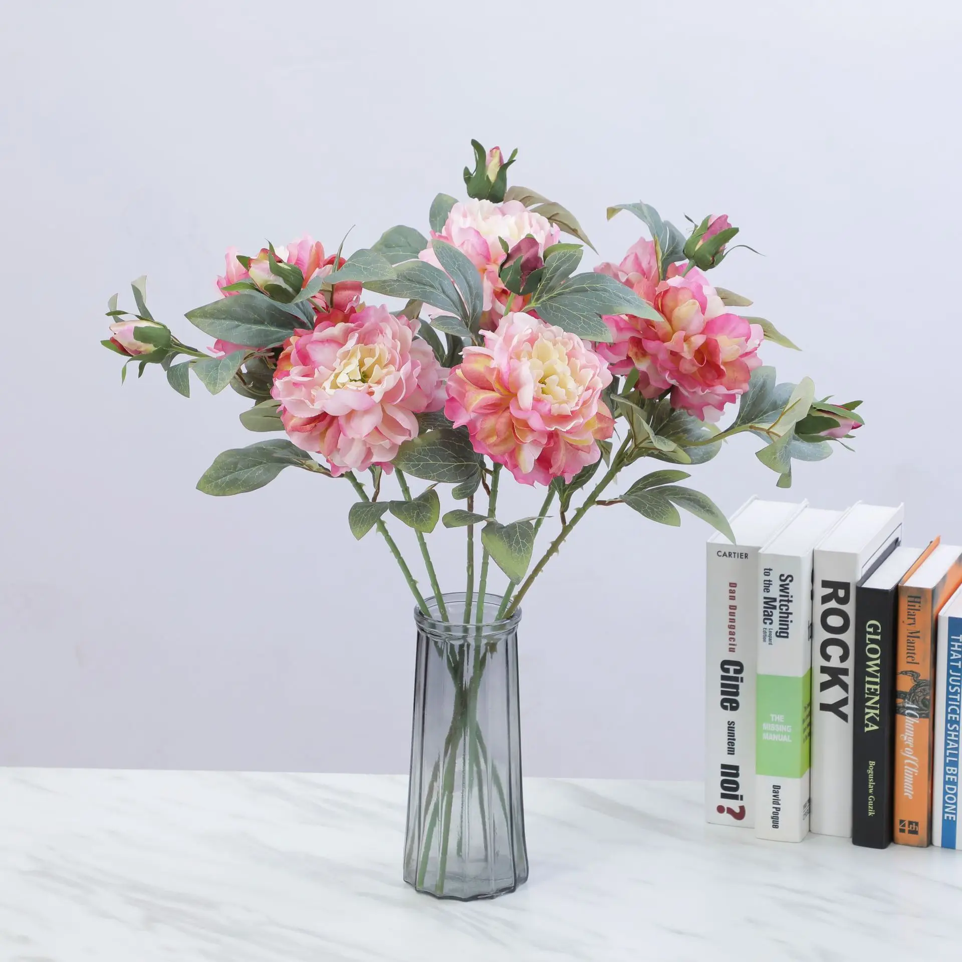 Artificial Peony Flower Single - Flower Wall Panel reseña y precio