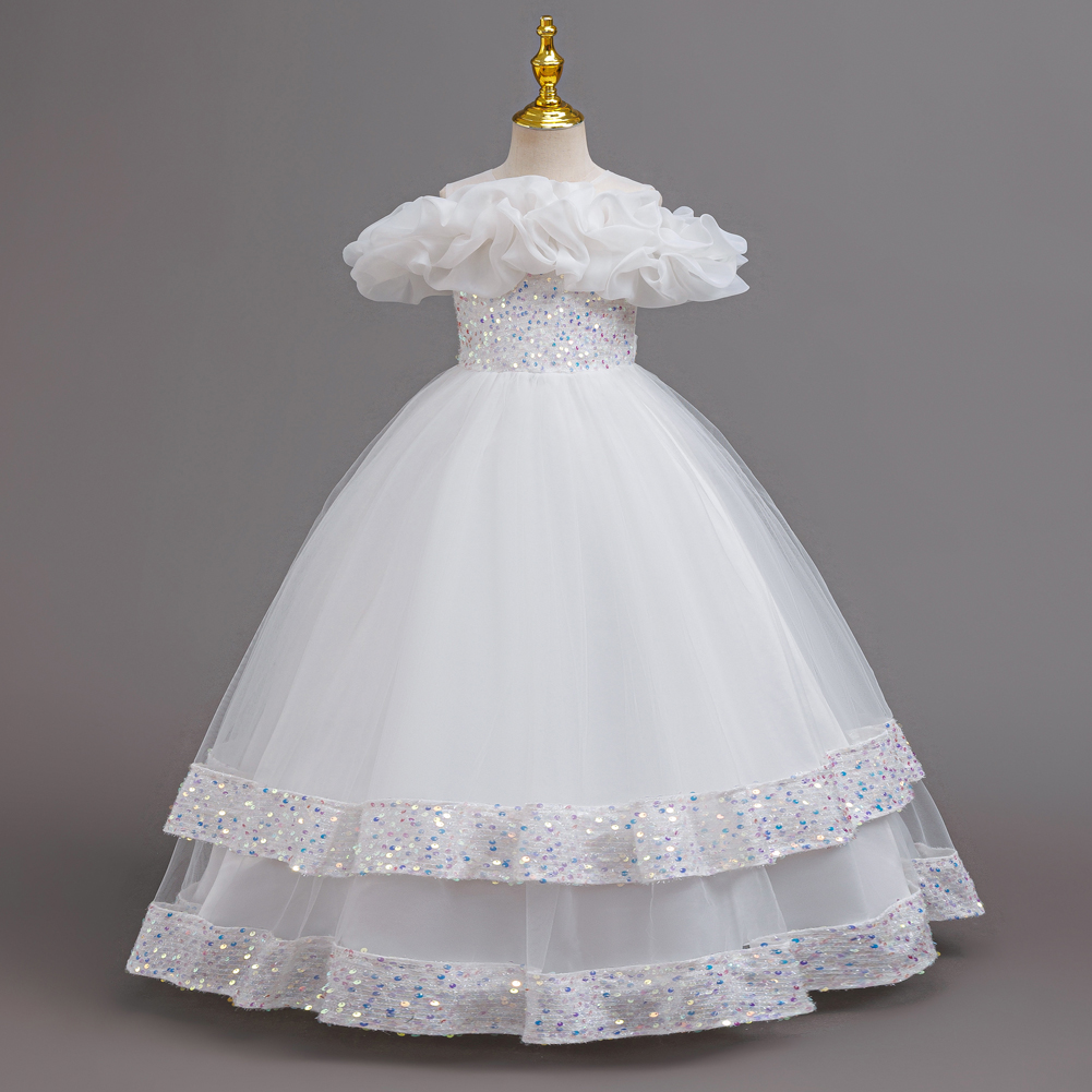Girls Princess Off Shoulder Ru - Glitter Tablecloth reseña y precio