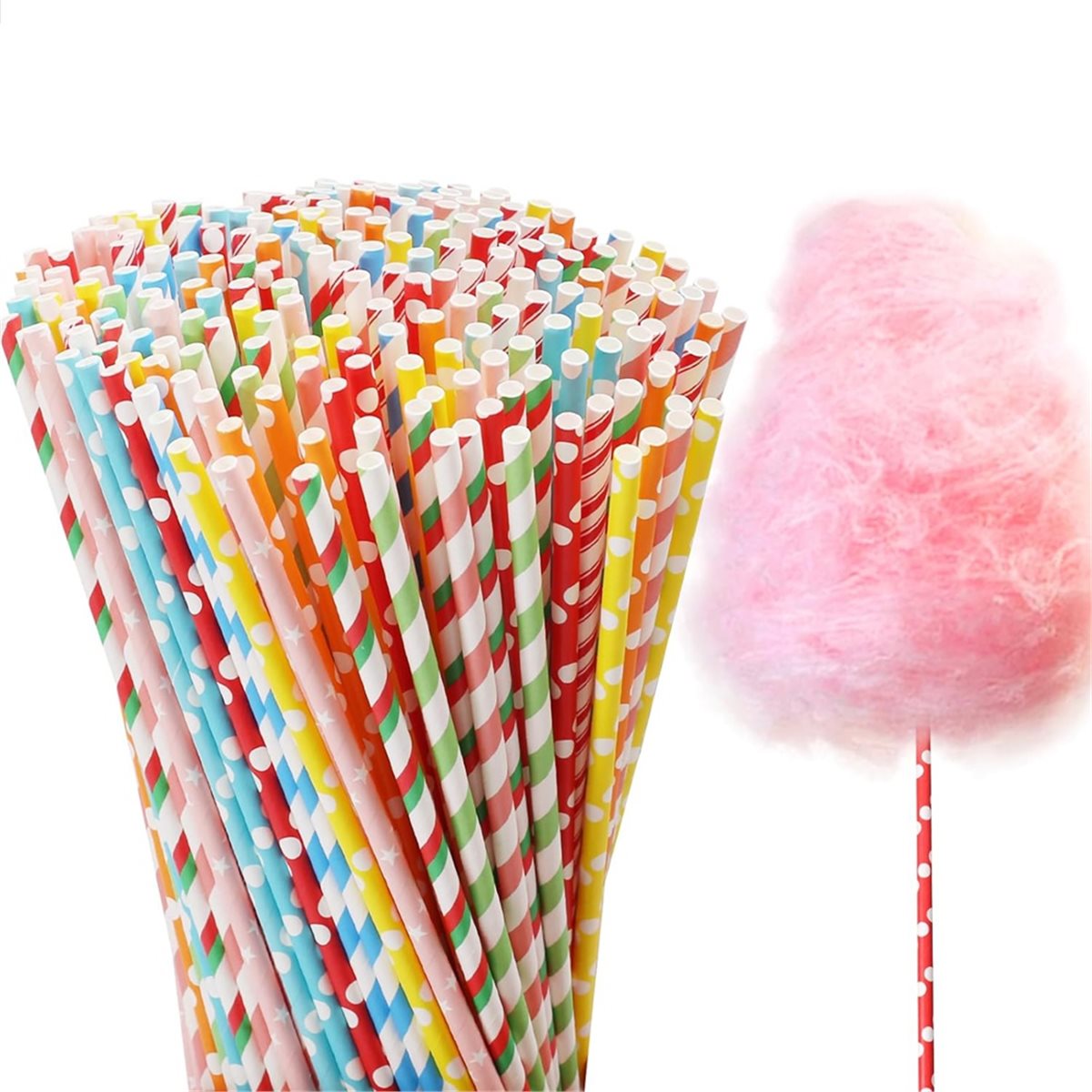 ABZT 200 Pieces Cotton Candy C - Cotton Candy Cone reseña y precio