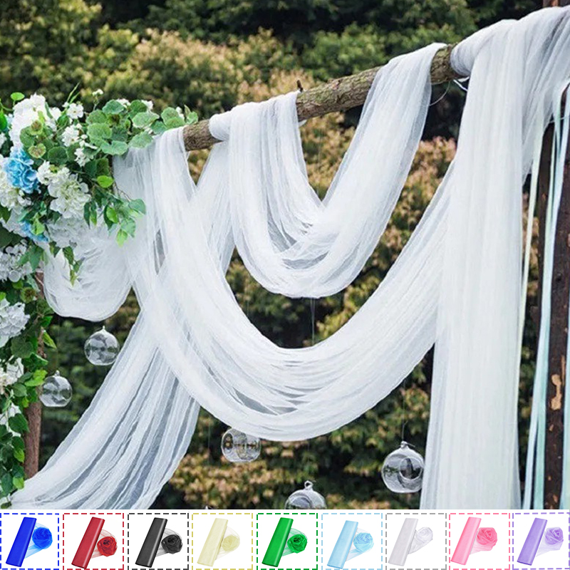 5/10M Organza Tulle Fabric Cry - Glitter Tablecloth reseña y precio