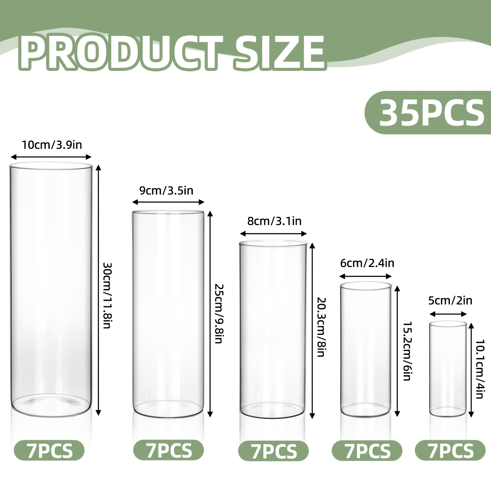 Set of 35 High-Quality Thick G - Centerpiece Stick reseña y precio