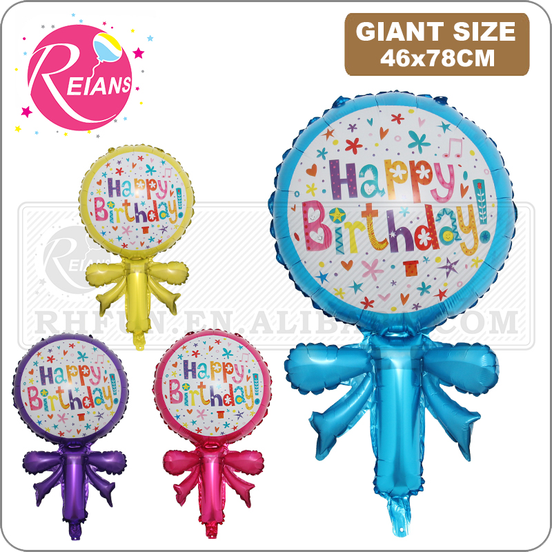 Happy Birthday Bowknot Lollipo - Party Event Supplier reseña y precio