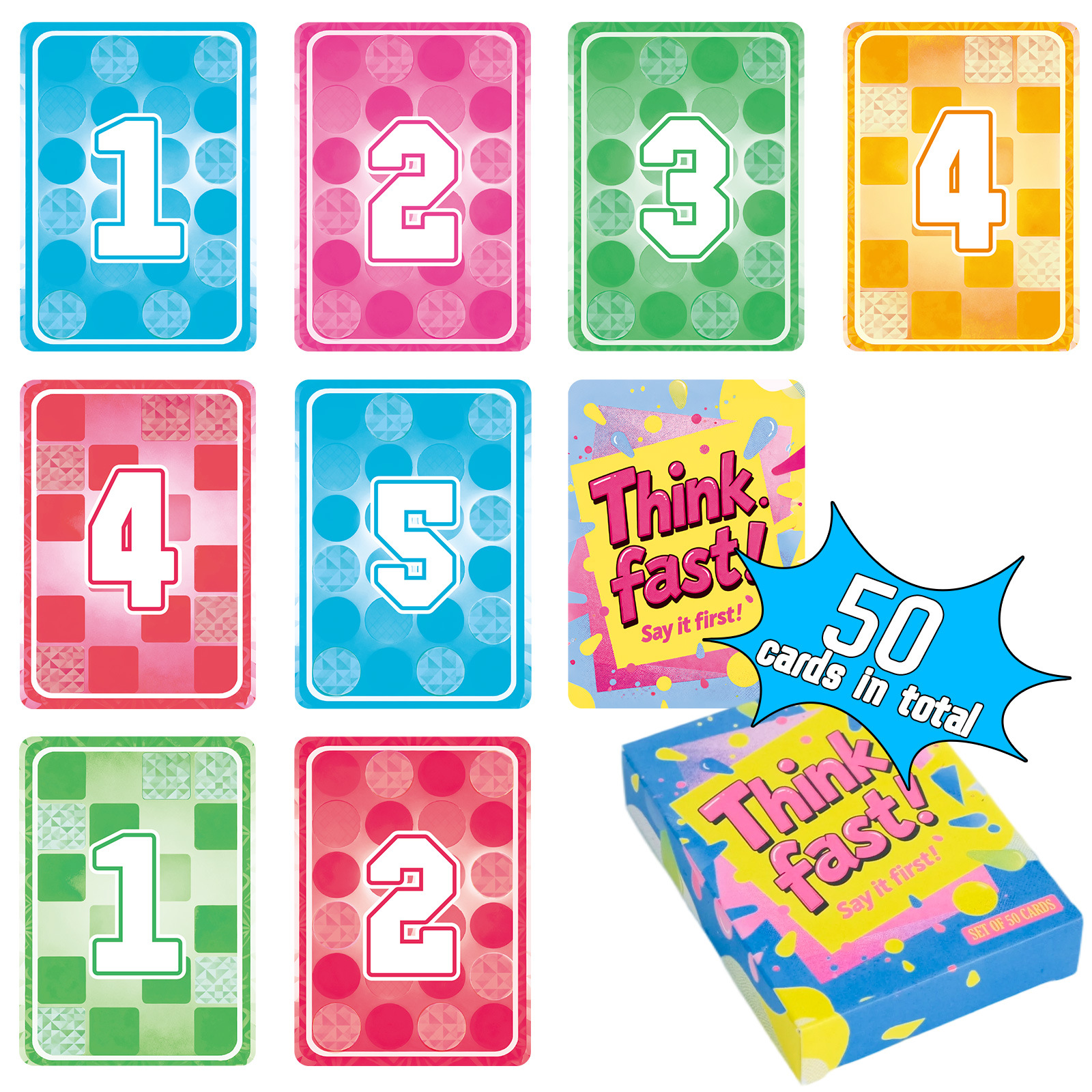 1 Box Quick Thinking Number Pu - Event Party Box reseña y precio