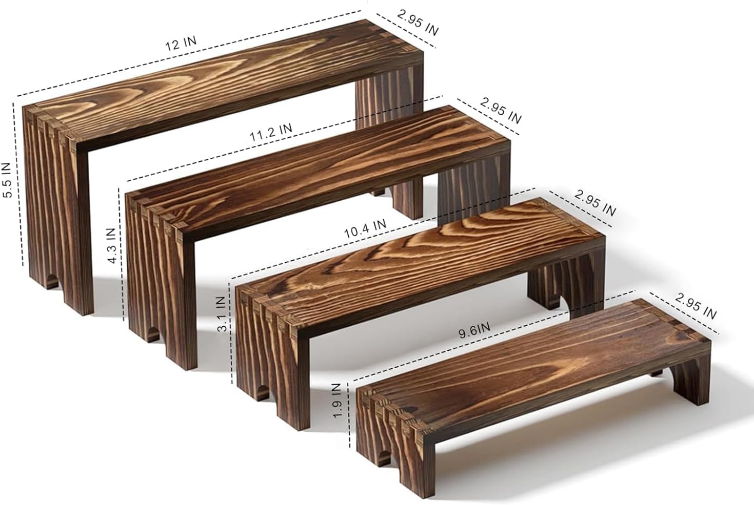 2 Tier Wooden Cupcake Stand Se - Cupcake Stand Tier reseña y precio