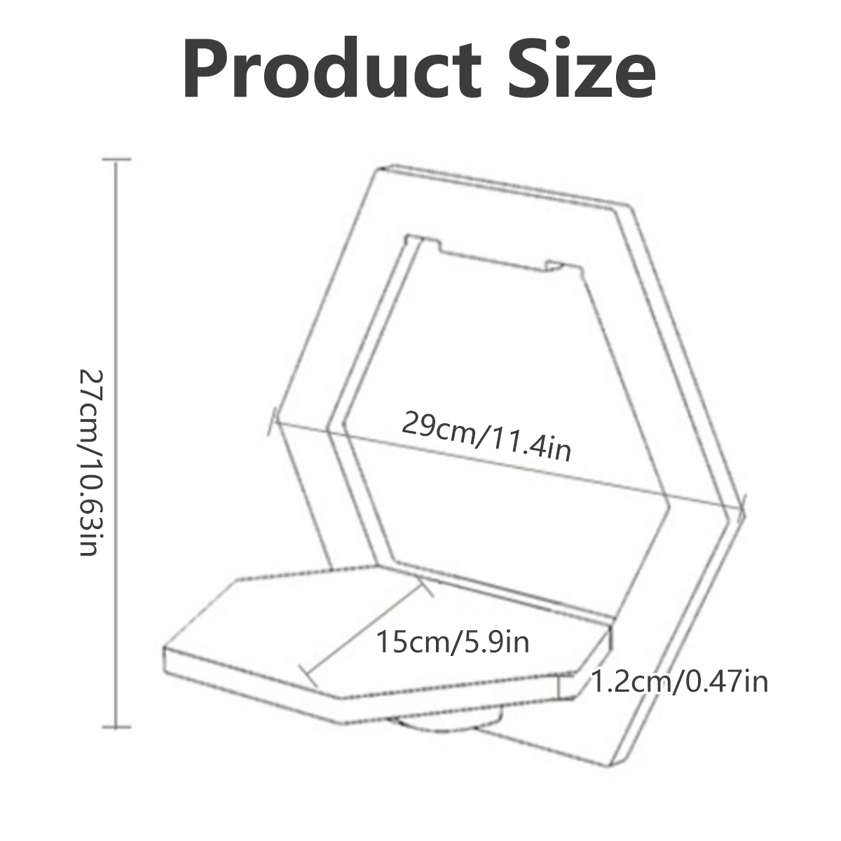 3Pcs Wall Organizer Wall Shelf - Flower Wall Panel reseña y precio