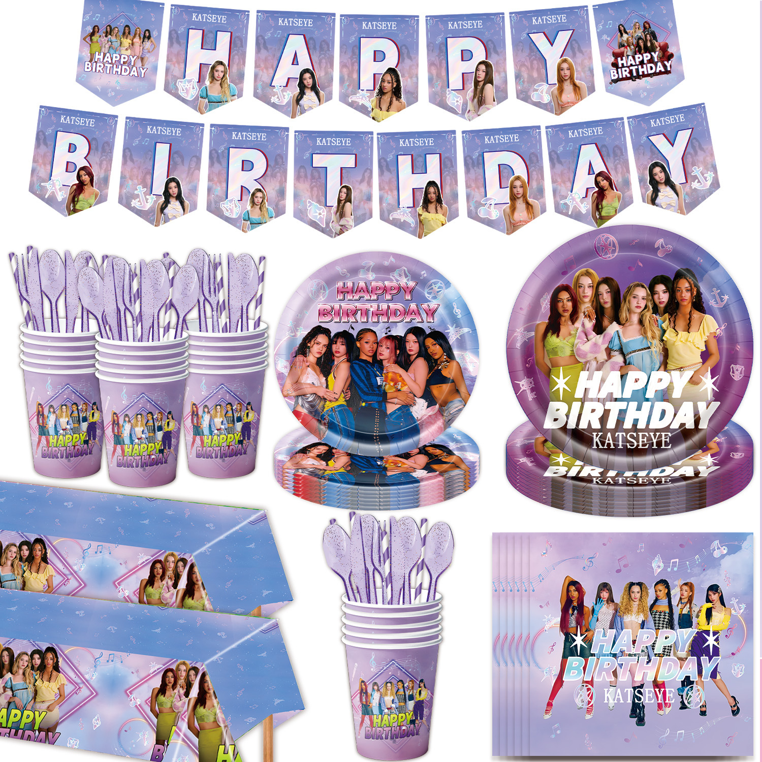 K&Katseye Idol Birthday Party  - Led Balloon Light reseña y precio