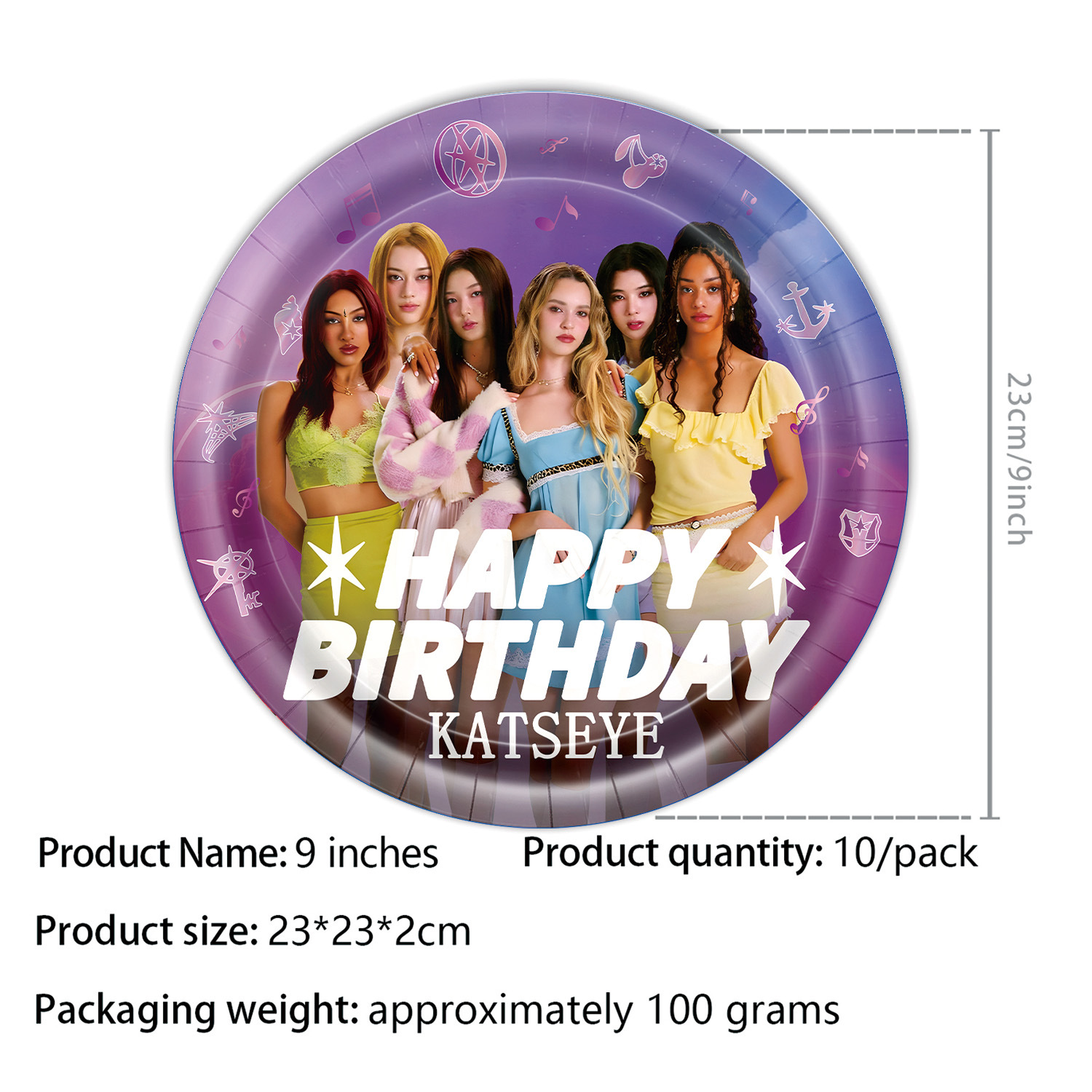 K&Katseye Idol Birthday Party  - Led Balloon Light reseña y precio
