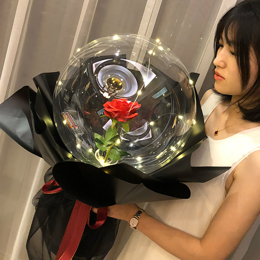 Balloon Rose Valentine Day Bob - Led Balloon Light reseña y precio