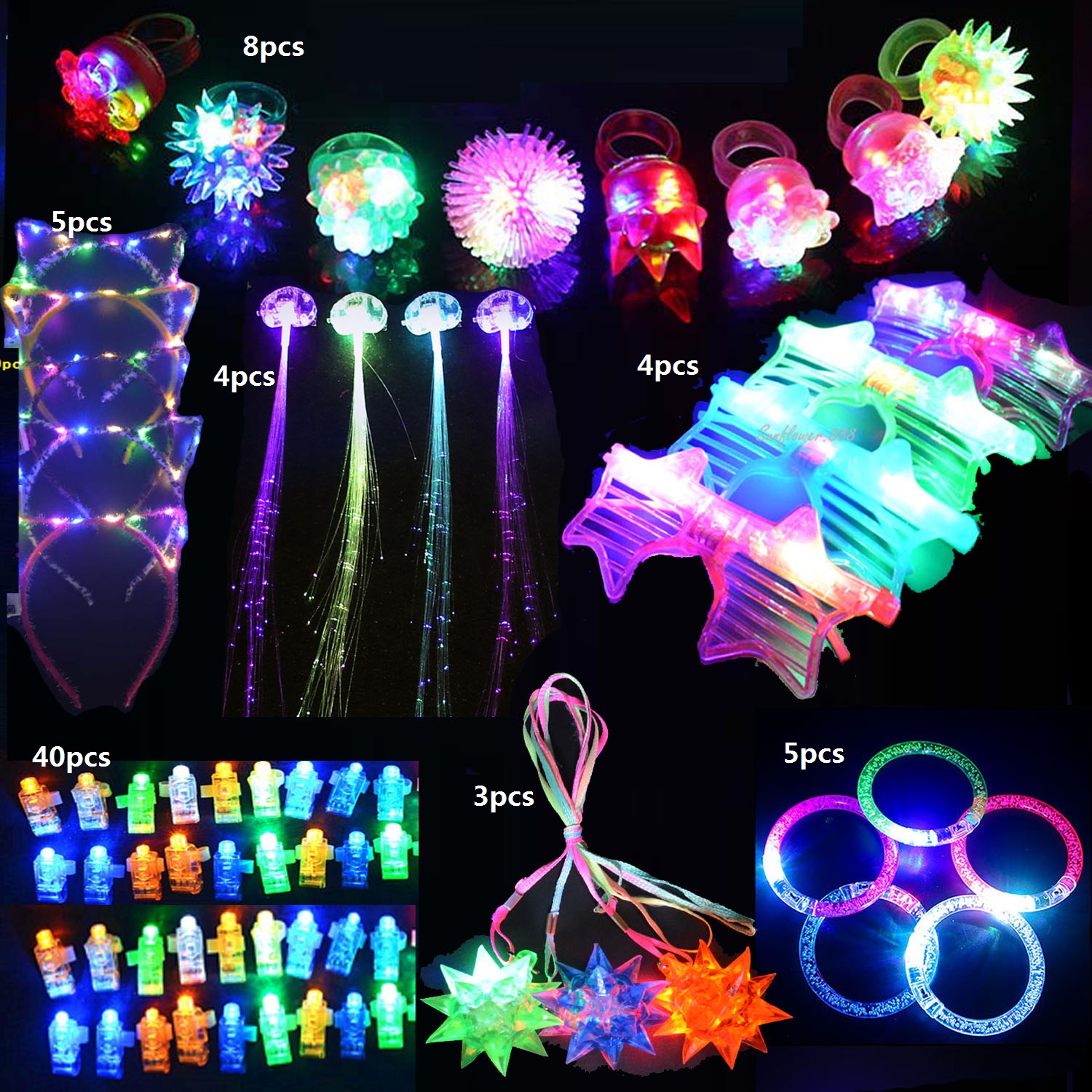 Pack Light Up Toy Party Favors - Cotton Candy Cone reseña y precio