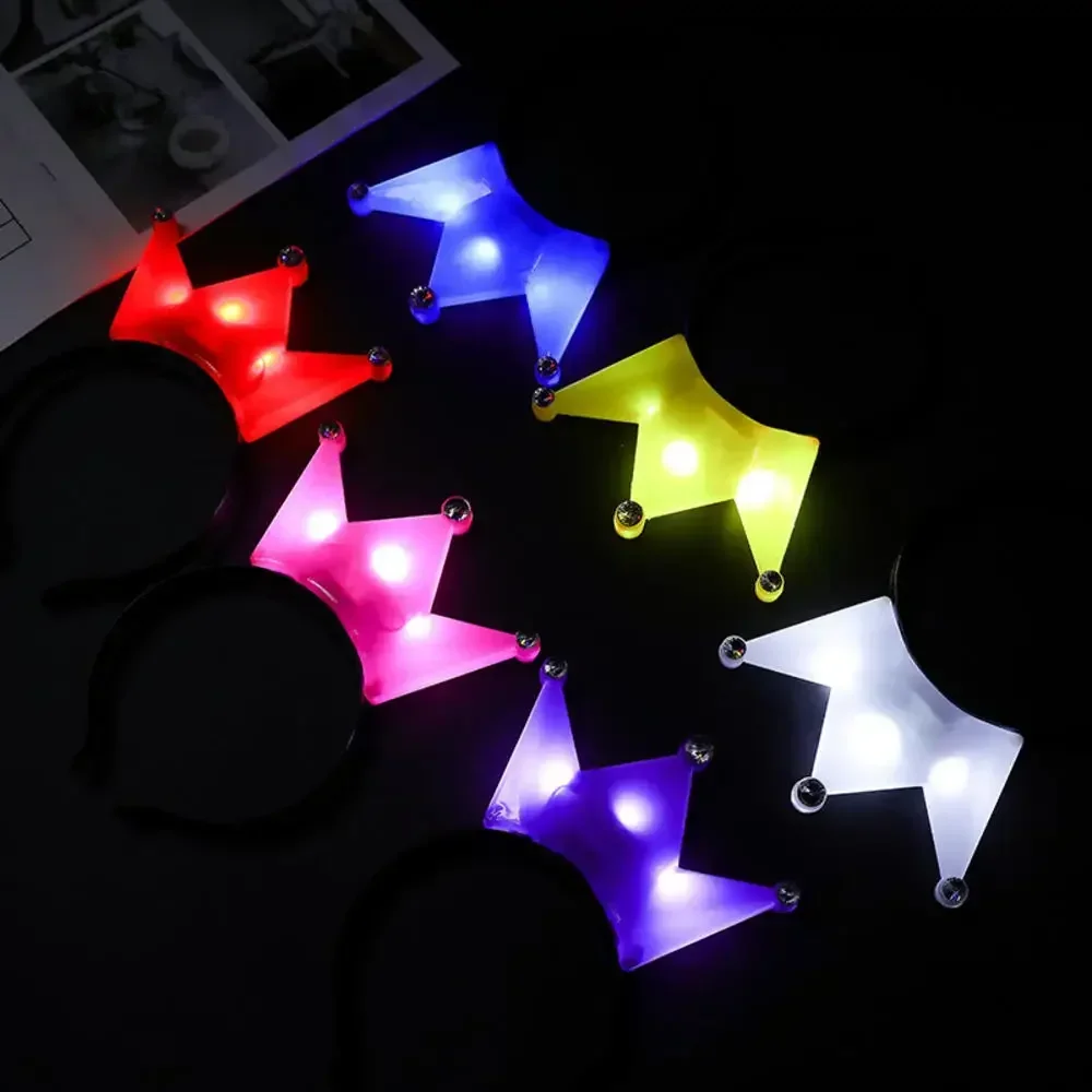 1Pcs Light Up LED Crown Headba - Neon Sign Party reseña y precio