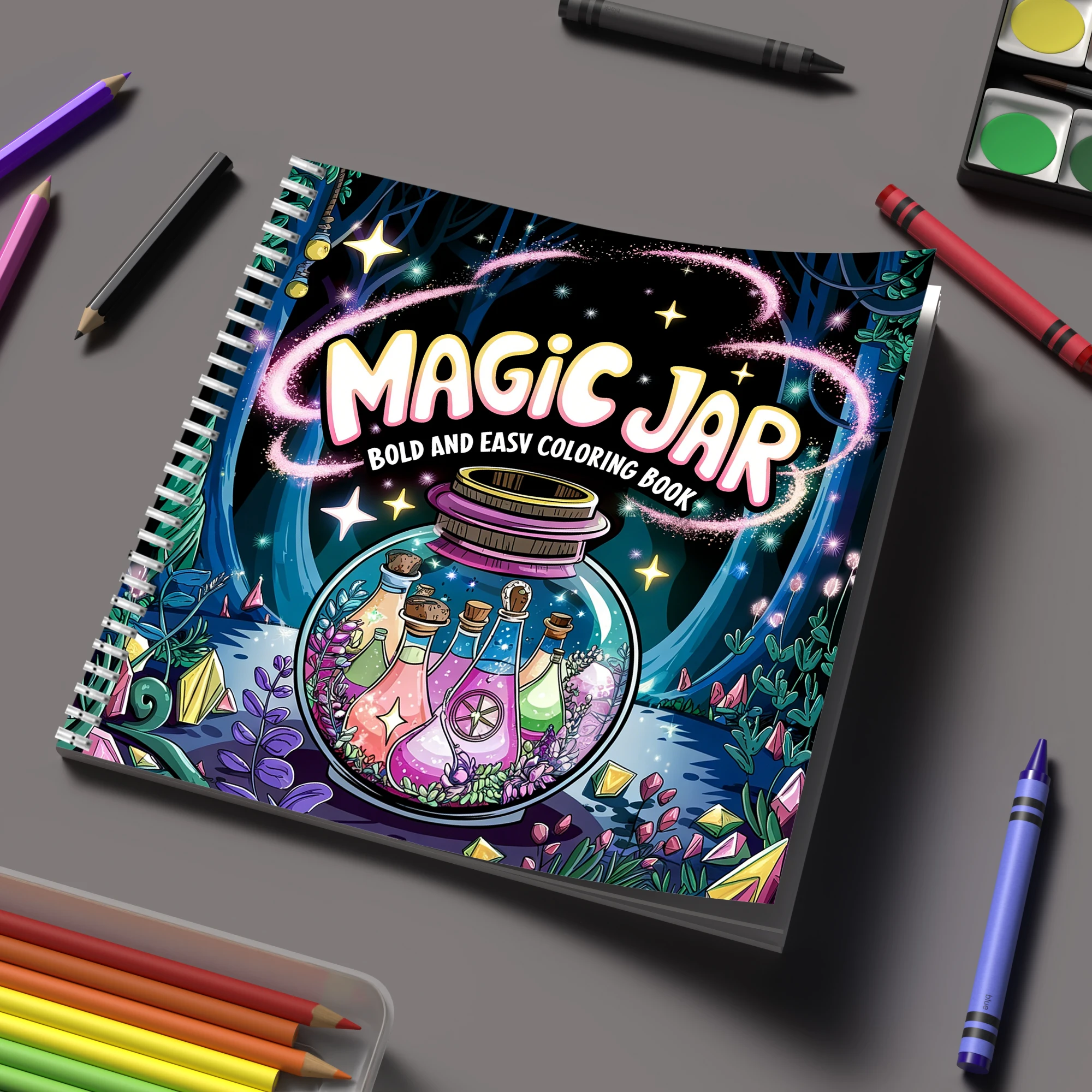 Coloring Book Magic Jar for Ad - Supply Event reseña y precio