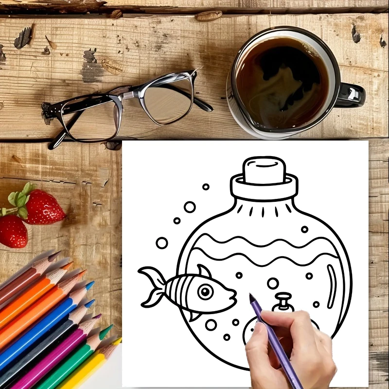 Coloring Book Magic Jar for Ad - Supply Event reseña y precio
