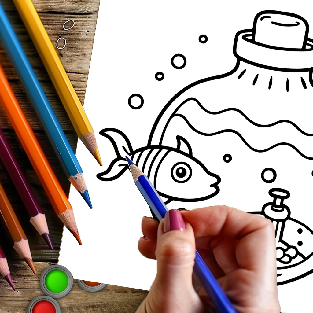 Coloring Book Magic Jar for Ad - Supply Event reseña y precio