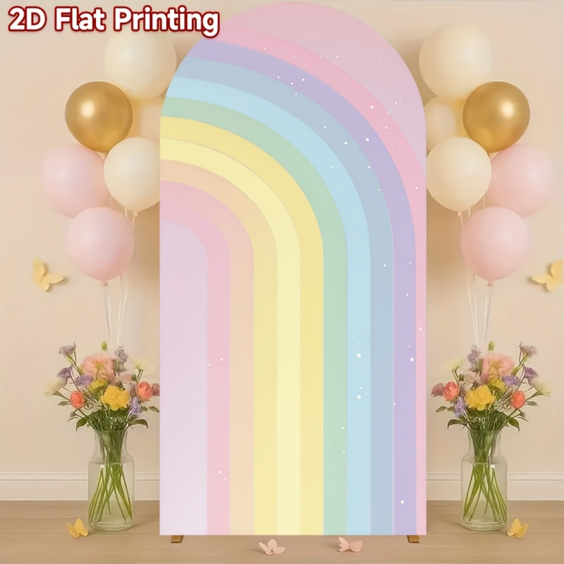 VIKAMA Macaron Rainbow Arch Ba - Dessert Table Backdrop reseña y precio