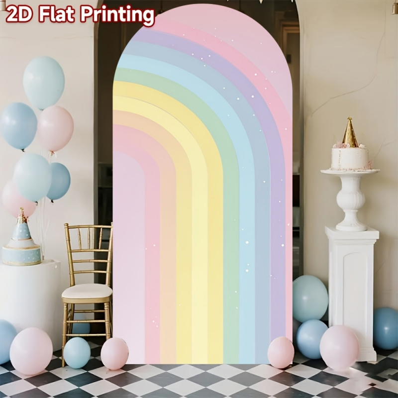 VIKAMA Macaron Rainbow Arch Ba - Dessert Table Backdrop reseña y precio