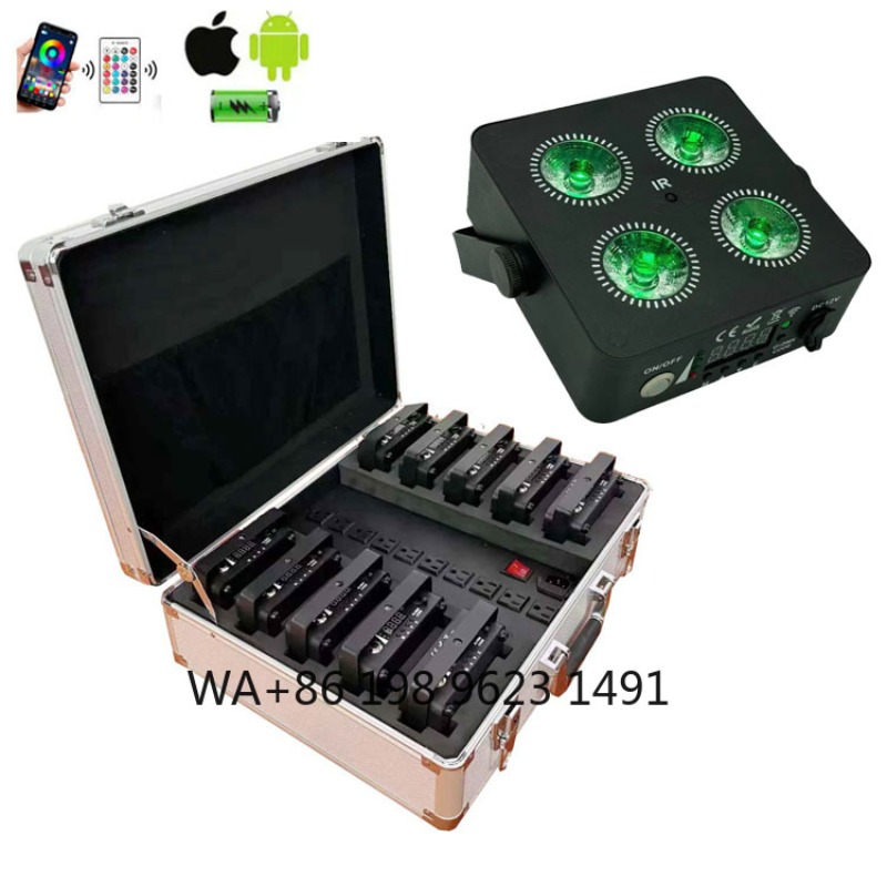 4X18W RGBWA+UV 6IN1 Mini Wirel - Event & Party Supply Photos reseña y precio