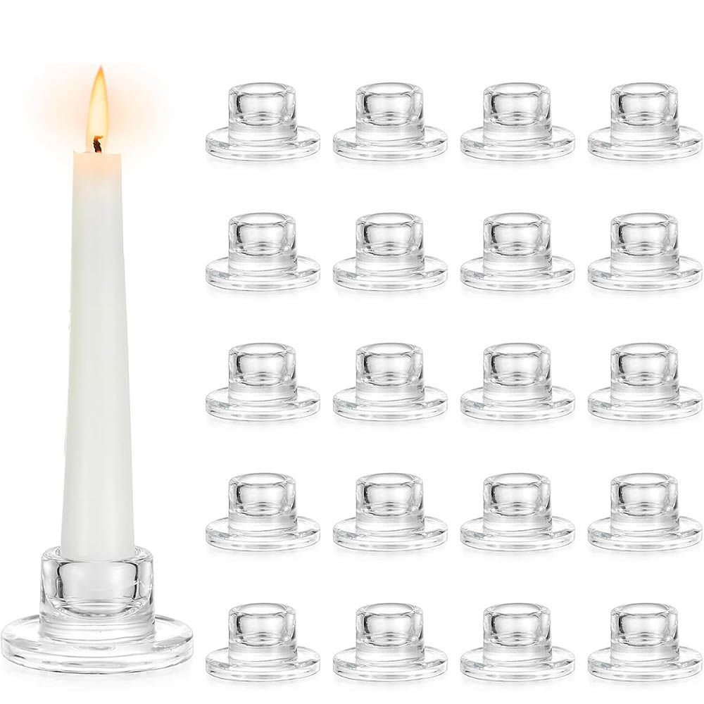 Candlestick Holders Clear Shor - Centerpiece Stick reseña y precio