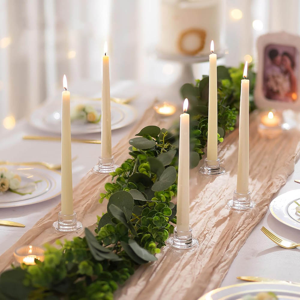 Candlestick Holders Clear Shor - Centerpiece Stick reseña y precio