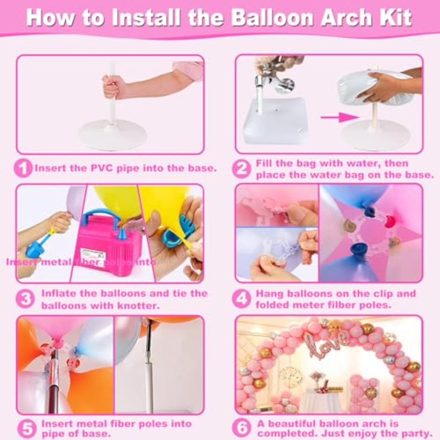 Balloon Arch Kit and Balloon P - Balloon Arch Kit reseña y precio